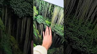 Printed Moss Wall Art on Wood - A Touch of Wilderness