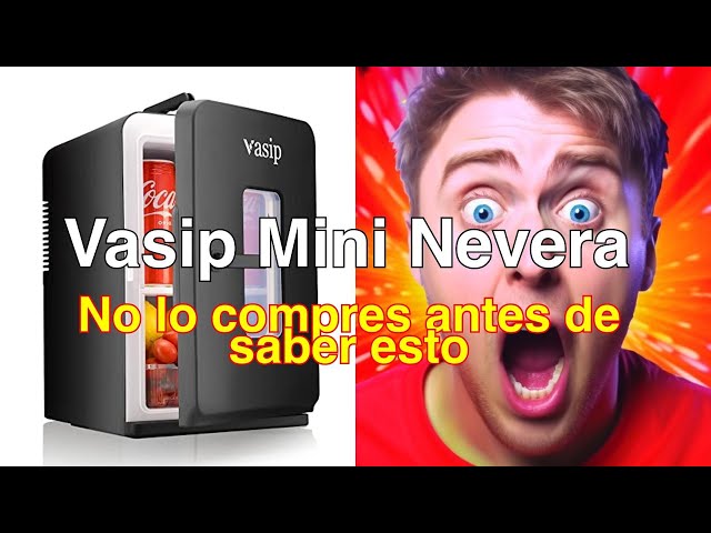 Vídeo relacionado con FOHERE Mini Nevera 5 Litros / 6 Latas | USB+CA+CC | Modo silencioso, portátil y compacto | Nevera pequeña para dormitorios, coches, oficinas, cuidado de la piel, viajes (negro)