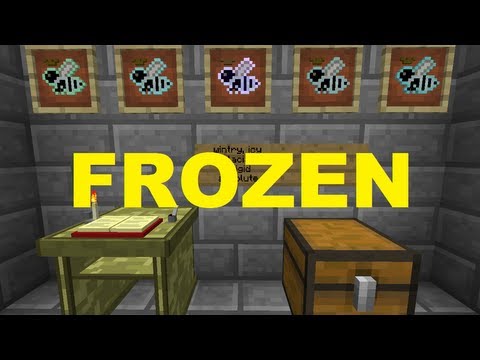 Minecraft Bee Breeding Guide ep 21 Frozen Branch
