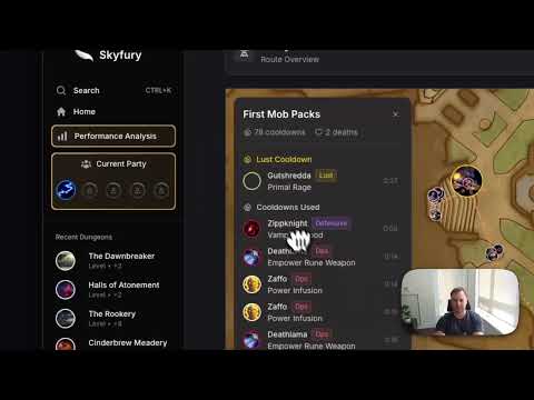 Skyfury Dev Vlog V2 | Mythic + routes, and Performance Analysis tool.