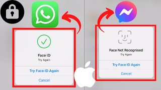 How to Lock Facebook and Whatsapp Messenger using Face id on iPhone