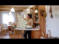 My Daily Routine Simple Summer Days In The Village Sewing A Lid For A Bowl Eggplant Rolls