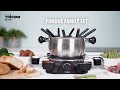 Tristar fondiu rinkinys 8 asmenims, 1.3 l, 1400 W, FO-1109