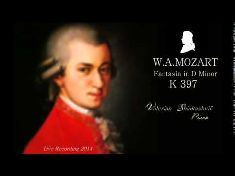 W. A. Mozart - Fantasia in D minor K. 397 : Valerian Shiukashvili (Live)