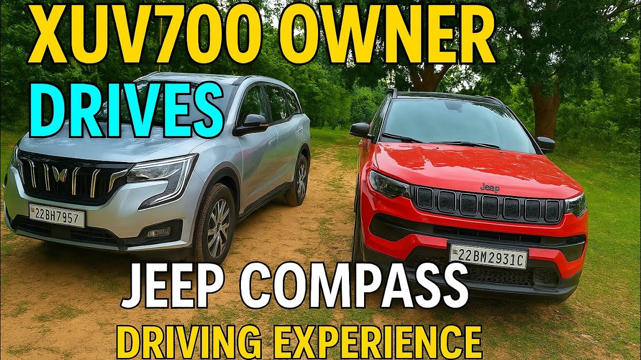 XUV700 Owner Drives Jeep Compass | Real-World Driving Experience & Review
