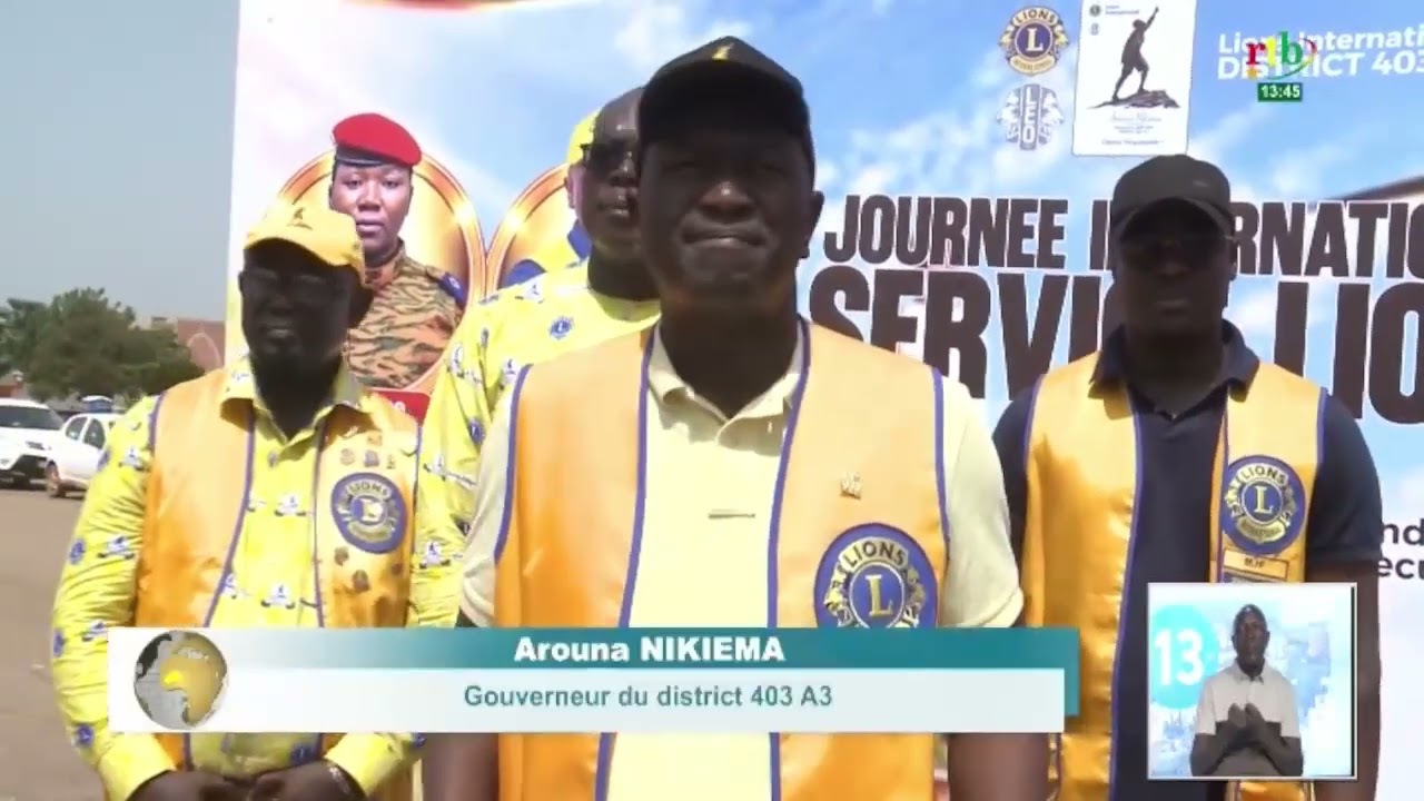 Le district 403 A3 de Lions Clubs International fait un don au MFS