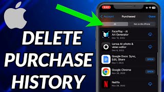 How To Delete Purchase History On iPhone App Store