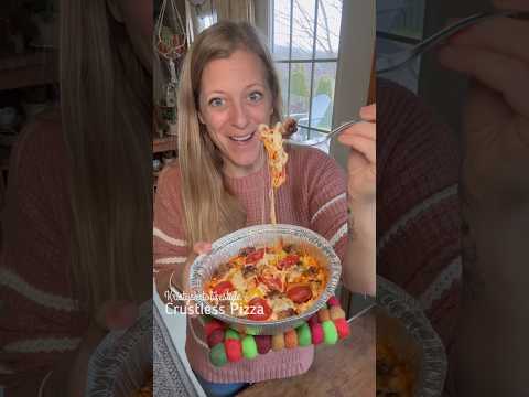 Crustless Pizza #pizzacravings #easyrecipe