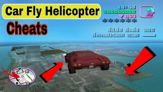Gta Vice City Car Fly Helicopter Cheat Code 100% Working | How to fly car in Gta Vice City |