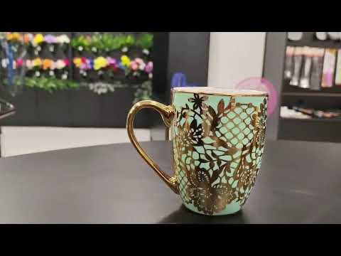 A Caneca de Porcelana Florida Sortida STR027, Caixa c/72 UN, colocar no carrinho somente múltiplos da caixa.