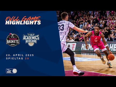 Telekom Baskets Bonn vs. MLP Academics Heidelberg - Full Game Highlights - Spieltag 29, 2024/25