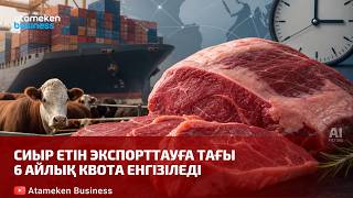 Сиыр етін экспорттауға тағы 6 айлық квота енгізіледі
