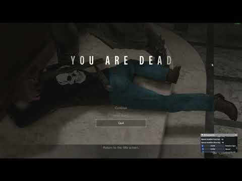 Resident Evil 2 - Mr X beats Leon to death