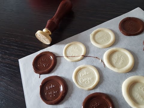 Cum stampilam ciocolata