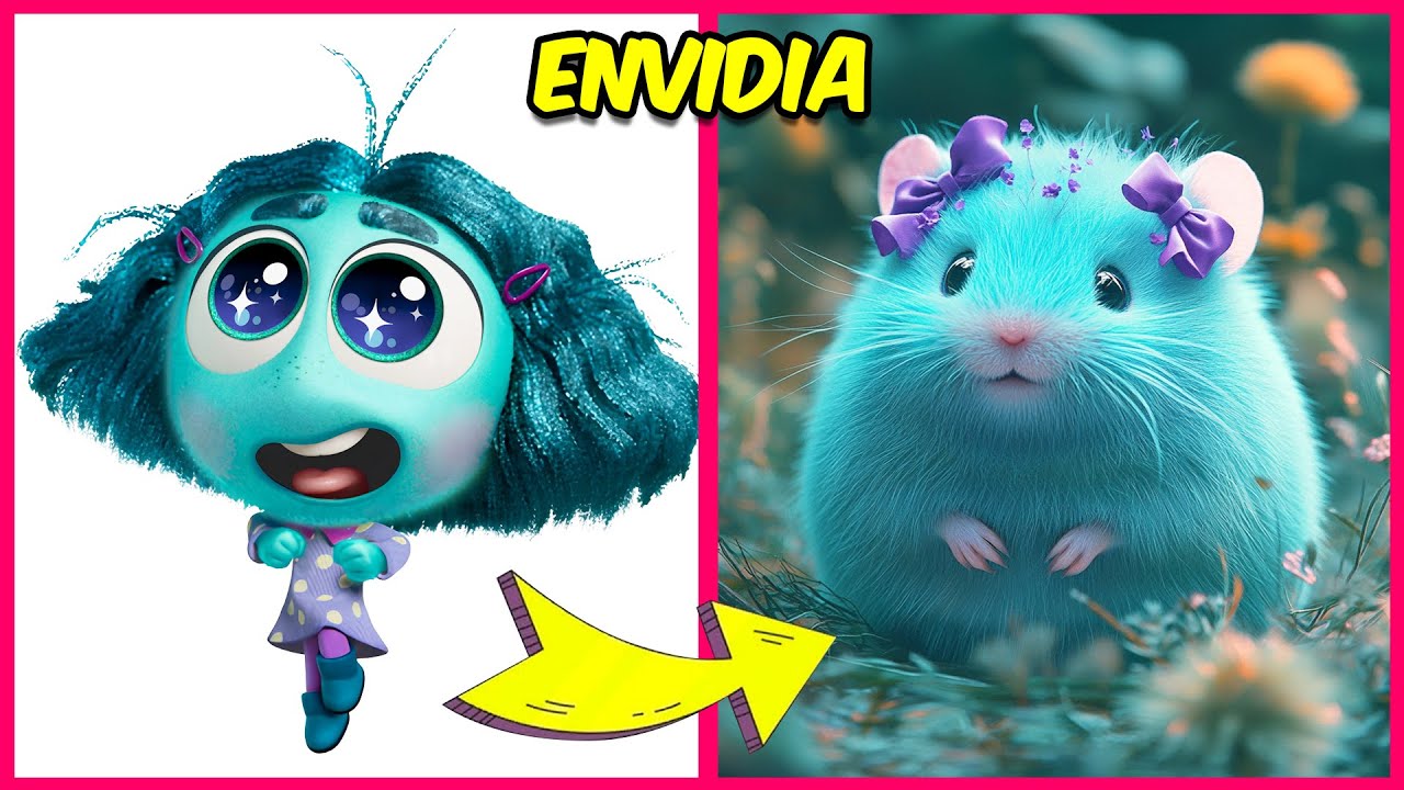 INTENSAMENTE 2 pero MASCOTAS + 😀¡ADIVINA QUIÉN BAILA!🎶INSIDE OUT 2 edición🥰Ansiedad😱Alegría💛Furia😡