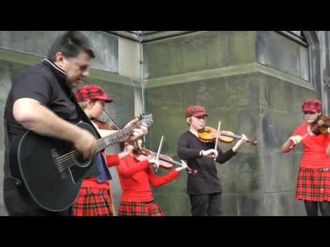 Pumpkin Juice Celtic Fiddling Kids at Edinburgh Fringe 2013