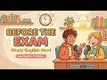 Let S Talk About Study Time Before Exams Daily English Practice Easy A1 A2
