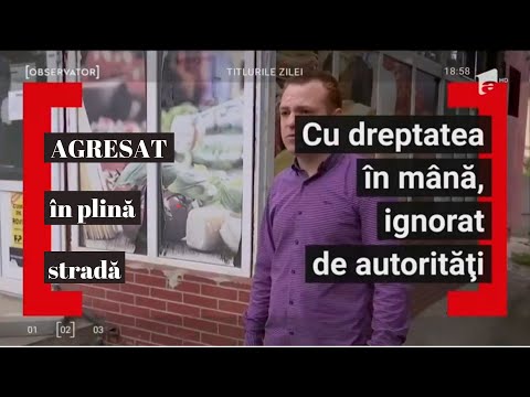 VIDEO!!!Știrea zilei la OBSERVATOR! Bătut crunt de mai mulți indivizi în Amărăștii de Jos