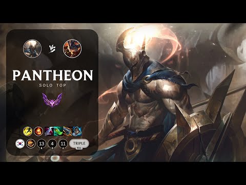 Pantheon Top vs Rumble - KR Master Patch 14.7