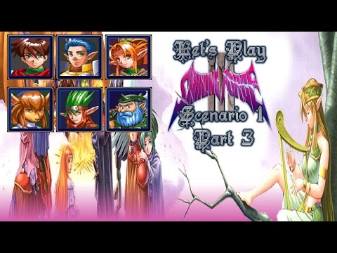Let's Play Shining Force 3 (Scenario 1) 03: Train Town