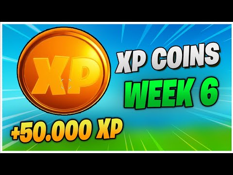 ALL XP COIN LOCATIONS WEEK 6 (Green, Blue, Purple & GOLD) How to get EASY XP Fortnite Season 3