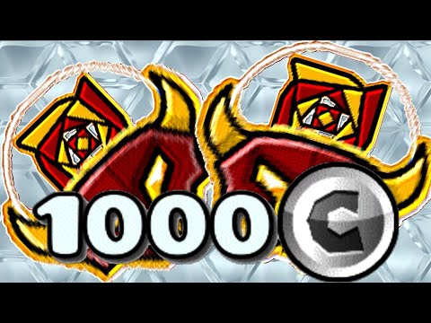 1000 User Coins💿 in GD!! | Geometry Dash 2.11 | GD Doiz