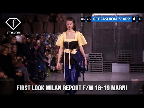 Marni Milan Fashion Week Fall/Winter 2018-19 | FashionTV | FTV