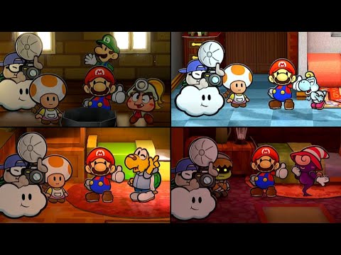 All Secret Inn Cutscenes - Paper Mario: The Thousand Year Door (Switch)
