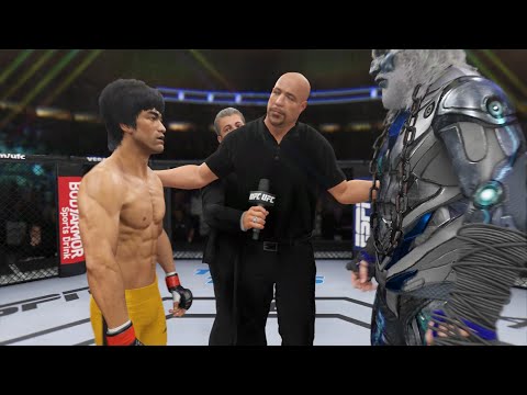 Bruce Lee vs. Titan Oceanus - EA Sports UFC 4 - Epic Fight 🔥🐲