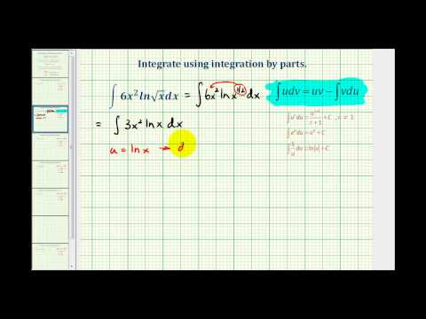 Integrer Part In Math Ex 2: Integration by Parts | Math Help from Arithmetic through Calculus ...