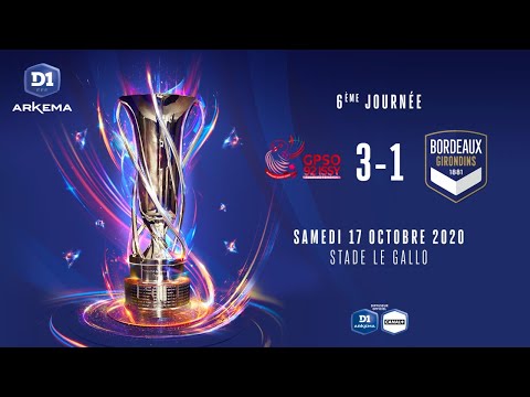 D1 Arkema, J6 : GPSO 92 Issy - FCG Bordeaux (3-1)