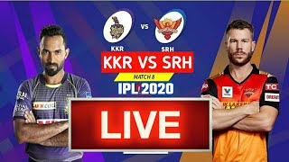 LIVE Cricket Scorecard-KKR vs SRH | IPL 2020 -8th Match | Kolkata Knight Riders Vs Sunriser Hydrabad