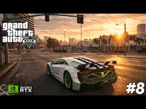 GTA 5 Enhanced Gameplay Walkthrough Part 8  in Stunning 4K UHD 60FPS,RTX 3050 (Grand Auto Theft)
