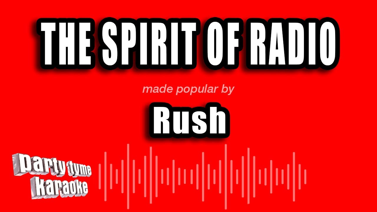 Rush - The Spirit of Radio (Karaoke Version)