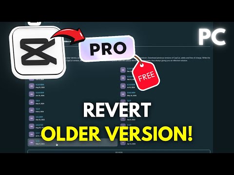 How to Revert to an Older Version Of CapCut (FREE CapCut Pro Features)