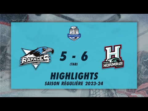 Rapaces de Gap 5-6 (TAB) Anglet Hormadi - Highlights - Synerglace Ligue Magnus 2023/24