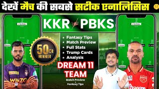 KOL vs PBKS Dream11 Team Prediction, KKR vs PBKS Dream11, PBKS vs KKR Dream11: Fantasy Tips, Stats