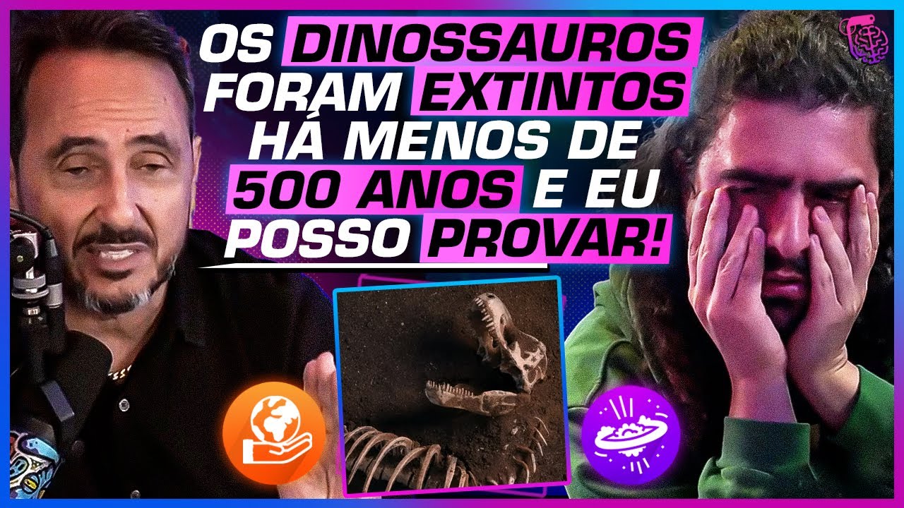 QUANDO REALMENTE os DINOSSAUROS foram EXTINTOS? - DEBATE: EVOLUCIONISMO X CRIACIONISMO