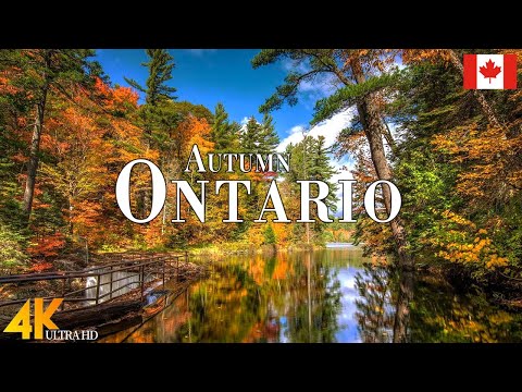 Autumn Ontario 4K Ultra HD • Stunning Footage Ontario, Scenic Relaxation Film with Calming Music.