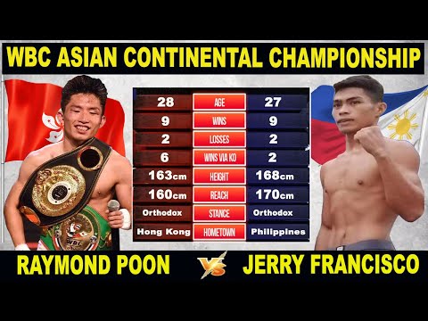 BINAKLASAN ANG INTSIK! FULL FIGHT: JERRY FRANCISCO VS RAYMOND POON WBC | PARANG CASIMERO AT PACQUIAO