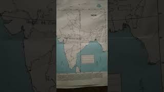 Map work of ch 1 (Geo). class 9th
