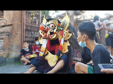 NGELAWANG BARONG BANGKUNG DI KANDANG GALUNGAN 2021 - Seka Barong Swara