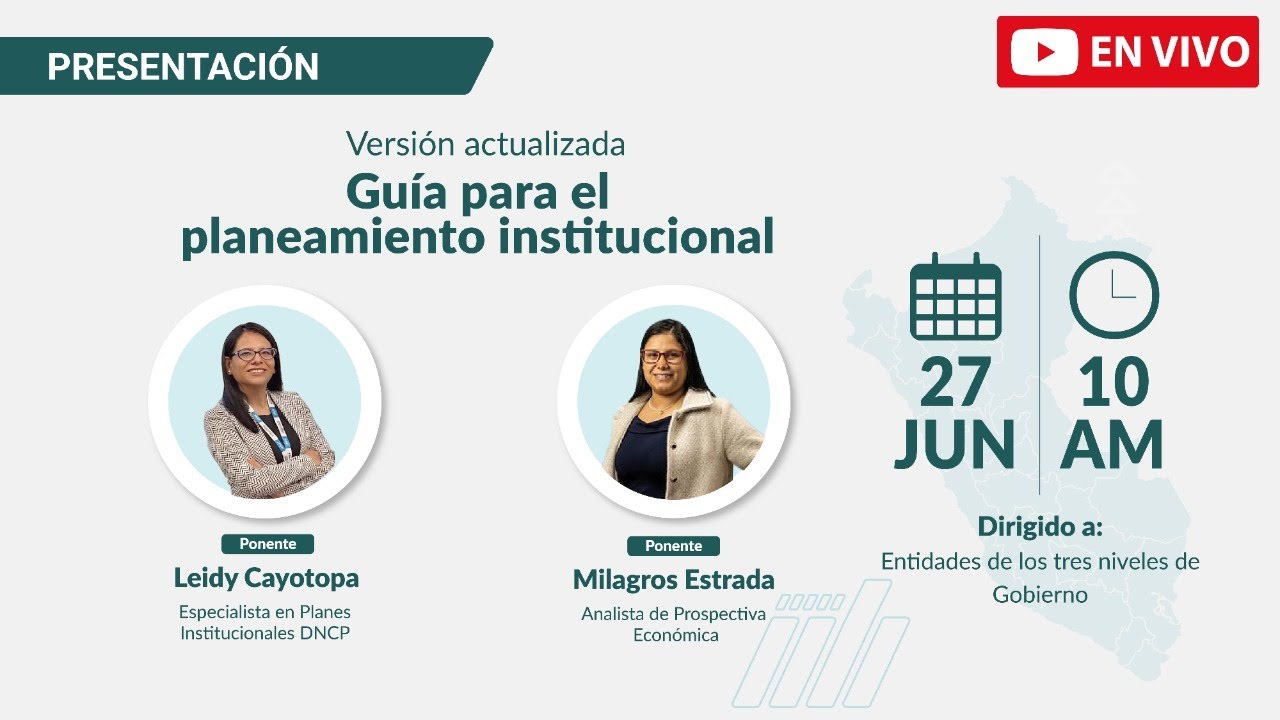 #CapacitaciónCeplan Versión actualizada de la Guía de planeamiento institucional