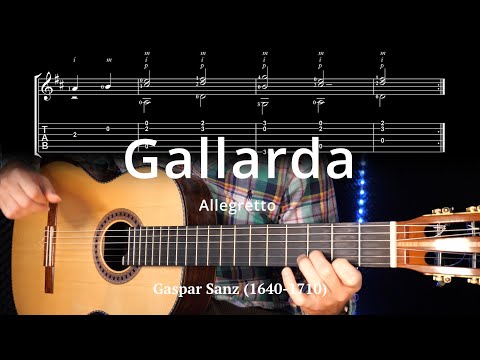 Gallarda - G. Sanz - GUITAR TAB