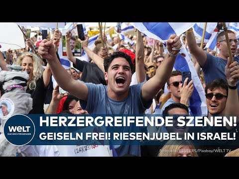 GEISELN SIND FREI: Israel im Ausnahmezustand! So emotional feiern die Menschen in Tel Aviv!