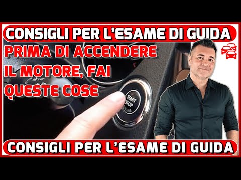 Do you know what to do before starting the engine? Driving test tips