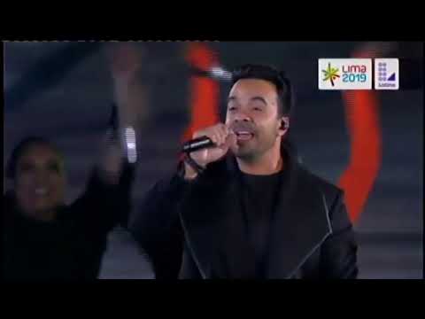 Luis Fonsi y Leslie Shaw Show Completo - Inaguracion de los juegos panamericanos lima 2019