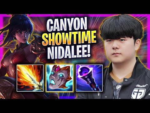 CANYON SHOWTIME WITH NIDALEE! - GEN Canyon Plays Nidalee JUNGLE vs Lee Sin! | Season 2024