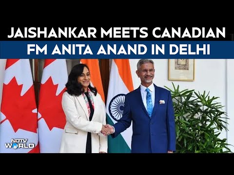 Anita Anand Delhi Visit | EAM Jaishankar Meets Canadian Foreign Minister Anita Anand In Delhi
