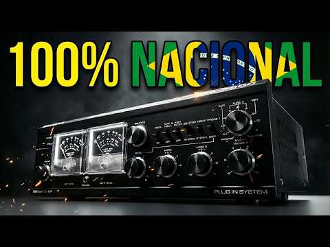 O único amplificador 100% brasileiro que HUMILHOU as cópias japonesas (QUASAR QA-5500)